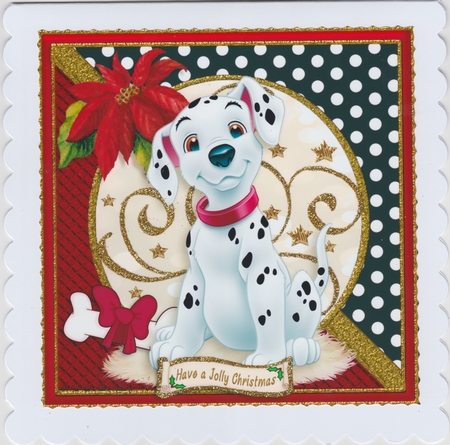 Spots For Christmas Card Front Kit 7 by Susan Cummings