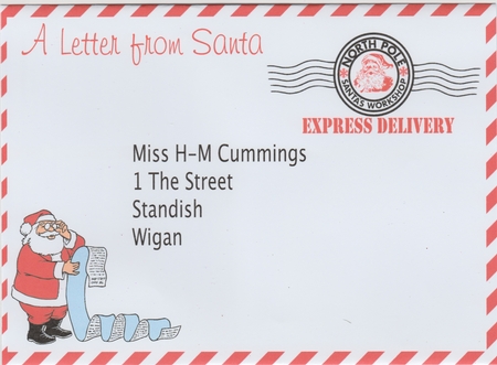 Letter from Santa Envelope fronts printable set 4 READ DESCRIPTION - DL /C6/C5 Transparent PNG and JPEG printable by Susan Cummings