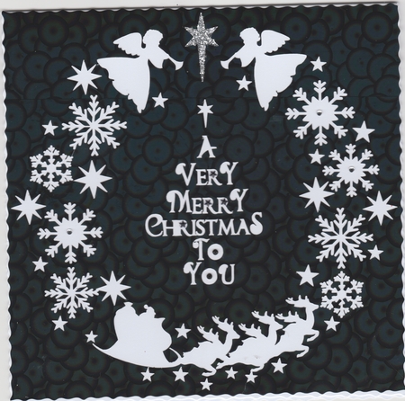 Angels and snowflakes wreath design wall art etc Featured Gallery Photo