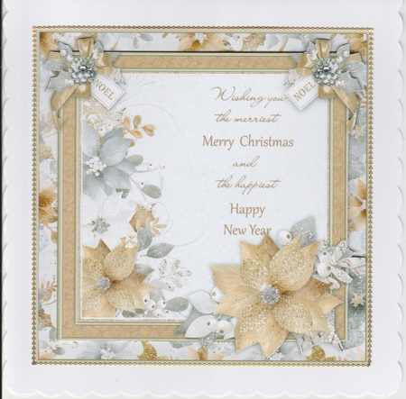 Golden Poinsettia Mini Kit by Susan Cummings