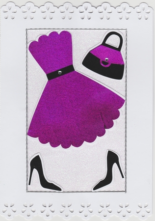 Dress Aperture Card by Susan Cummings