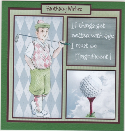 A game of golf by Susan Cummings