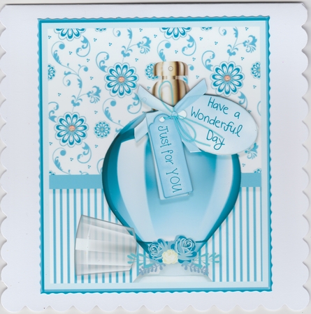 Scents of Love 3 - Card Topper by Susan Cummings