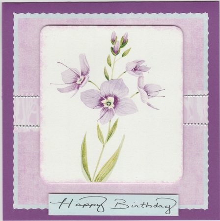 Spring Breeze Purple by Susan Cummings