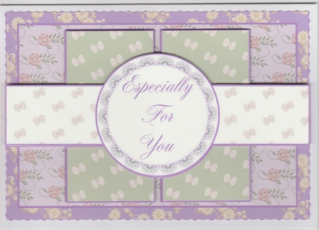 CIRCLE LACE LAYER CARD 1 by Susan Cummings