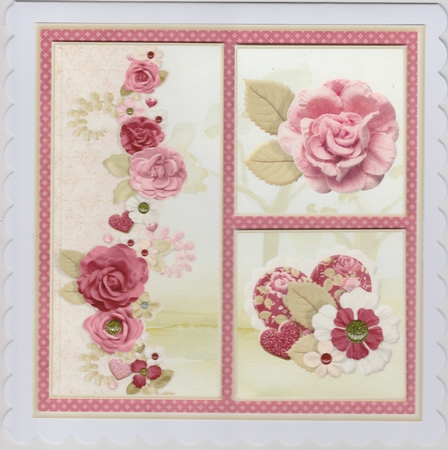 Summer roses 7x7 by Susan Cummings