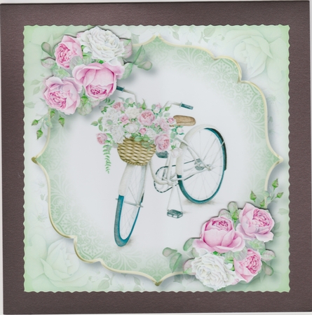 Gorgeous Floral Bicycle - Roses by Susan Cummings