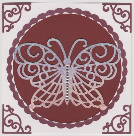 Dimensional Butterfly Card by Susan Cummings