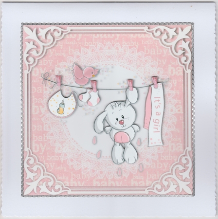 baby girl washing by Susan Cummings