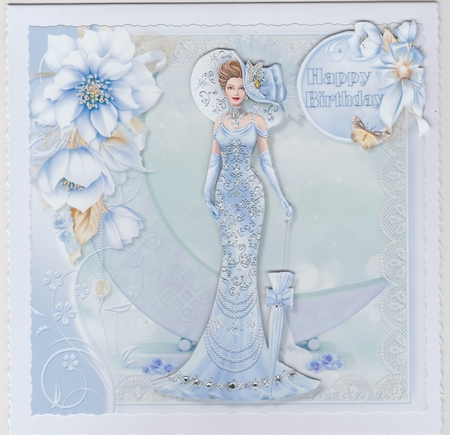Elegant Fashion Ladies, Purple Pearl Mini Kit by Susan Cummings