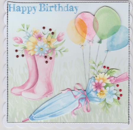 Boots and Brolly by Susan Cummings