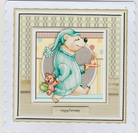 Birthday Sleepy Bear Mini Kit by Susan Cummings