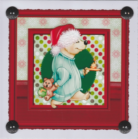 Christmas Sleepy Bear Mini Kit by Susan Cummings
