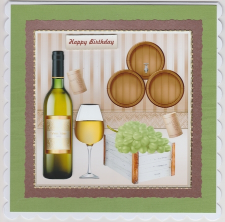 All In One   Male card Wine by Susan Cummings