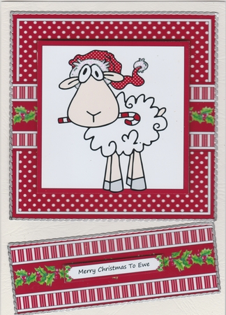 Wishing Ewe A Merry Christmas by Susan Cummings
