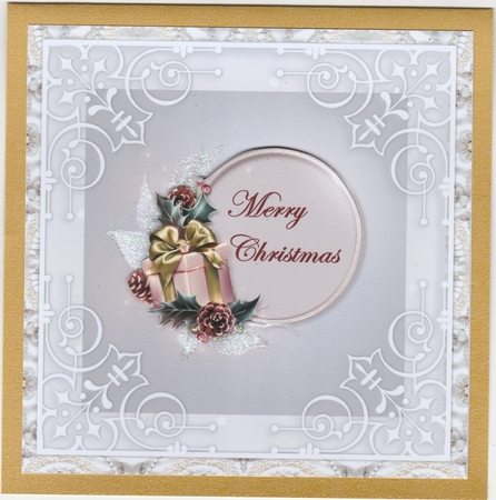 Elegant Christmas Insert 4 by Susan Cummings