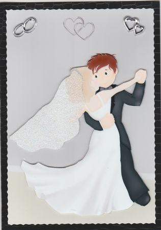 Just Married Quick Card by Susan Cummings