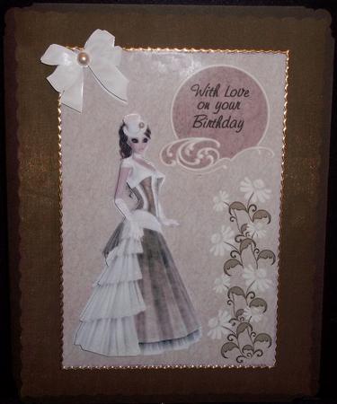 Elegant Lady Birthday Step by Step by Susan Cummings