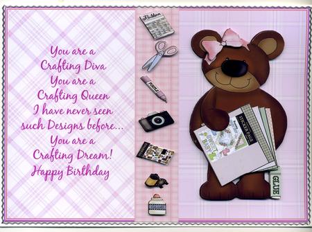 Crafting Diva Birthday Step by Step by Susan Cummings