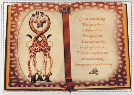 Entwined Love with Verse & Decoupage by Susan Cummings