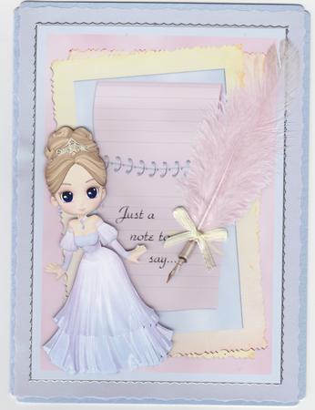 Just a Note Card Front by Susan Cummings