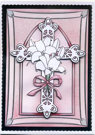 A4 When Words Fail in Apricot Decoupage Kit by Susan Cummings