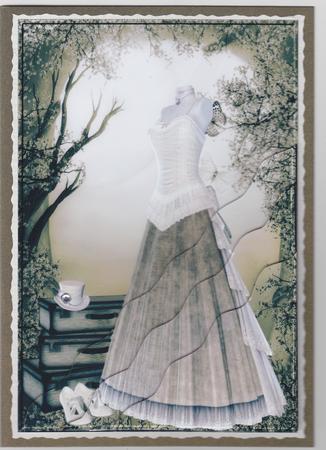 Antique Beauty Wavy Corner Stacker by Susan Cummings
