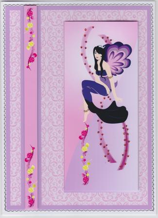 Fairy Wishes A4 Card Front Sheet 1 by Susan Cummings