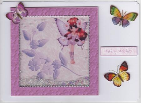 Fairy Wishes Shaker Card 1 by Susan Cummings