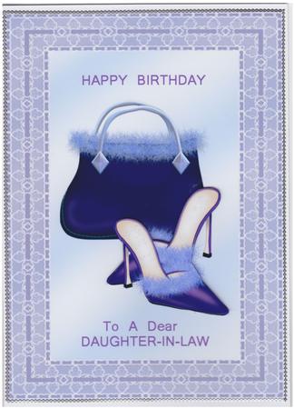 Blue Handbag & Shoes - Daughter-in-law by Susan Cummings