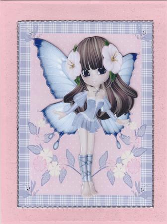 Blue Fairy Girl by Susan Cummings