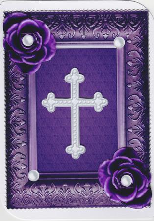 Pearl Cross by Susan Cummings