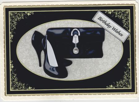 Classy Black Shoes and Clutch Bag by Susan Cummings
