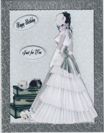 Vintage Poser Lady by Susan Cummings