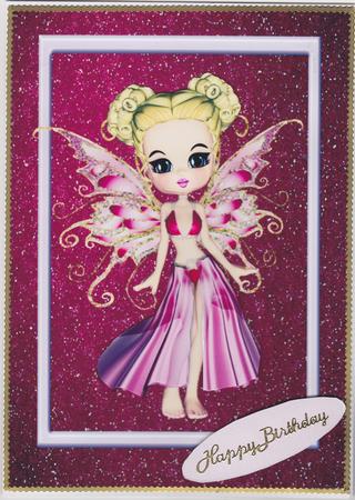 Cute Little Pink Fairy by Susan Cummings