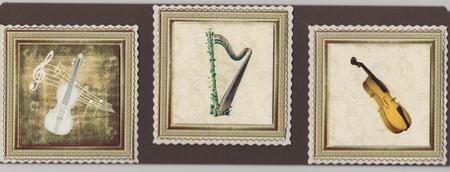 Violin and Harp Toppers by Susan Cummings