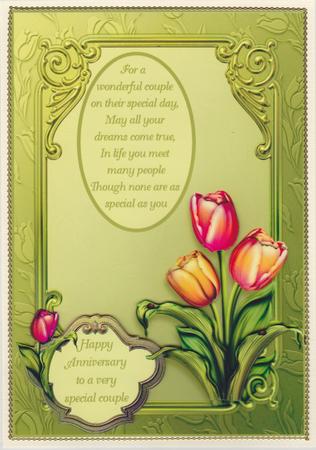 Anniversary Tulips by Susan Cummings
