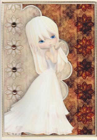Kissy Kissy Pretty Cute Envelope Card Front 1 by Susan Cummings