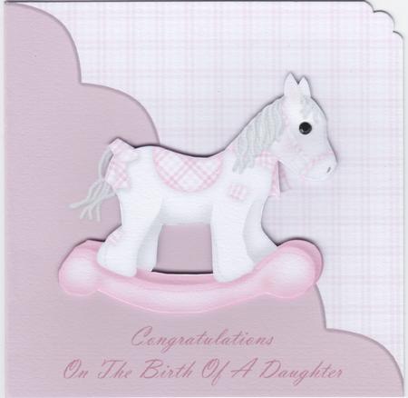 Pink Rocking Horse for a Girl by Susan Cummings