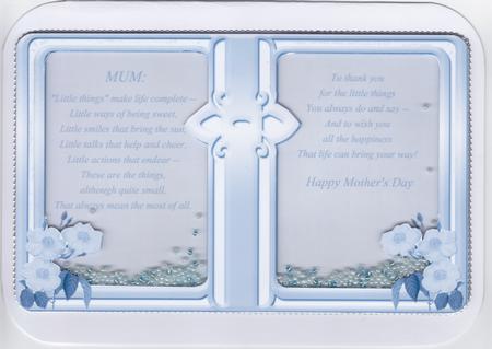 Mother's Day Framed Verse with Flowers 3 by Susan Cummings
