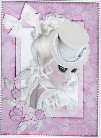 Top Hat Totty A4 by Susan Cummings