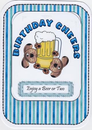 Patch Puppy Birthday Cheers Large Topper Featured Gallery Photo
