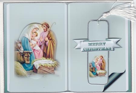 Nativity Open Book by Susan Cummings