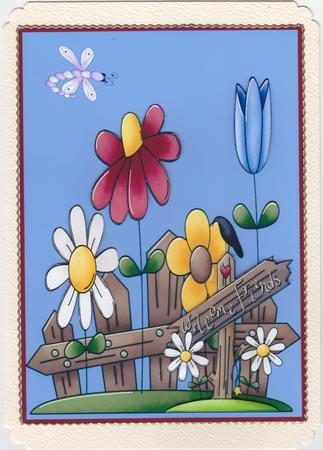 Welcome Friends Step by Step Matching Ribbon by Susan Cummings