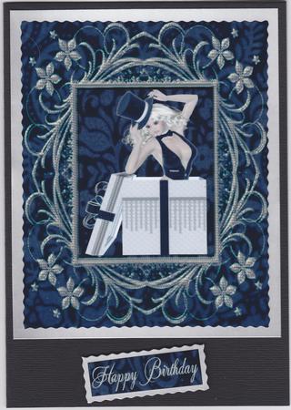 A4 Happy New Year Beauty by Susan Cummings