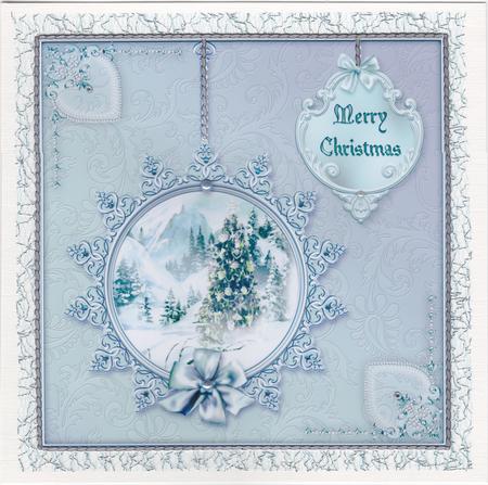 Winter Through the Looking Glass 8x8 Card Front - Ice by Susan Cummings