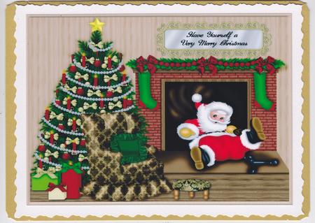 And Santa Fell Down the Chimney by Susan Cummings