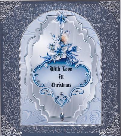 Winter Floral Arch Card by Susan Cummings