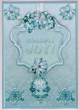 Holiday Joy Card Front with Step by Step by Susan Cummings