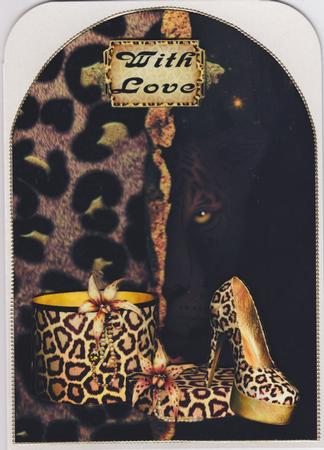 Jaguar Fashion Quick Arch Card by Susan Cummings